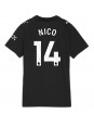 Billige Manchester City Nico Gonzalez #14 Bortedrakt Dame 2025-26 Kortermet